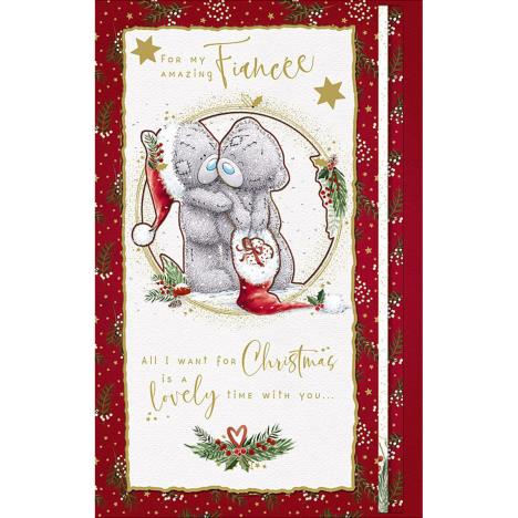 Amazing Fiancée Handmade Me to You Bear Christmas Card £2.99